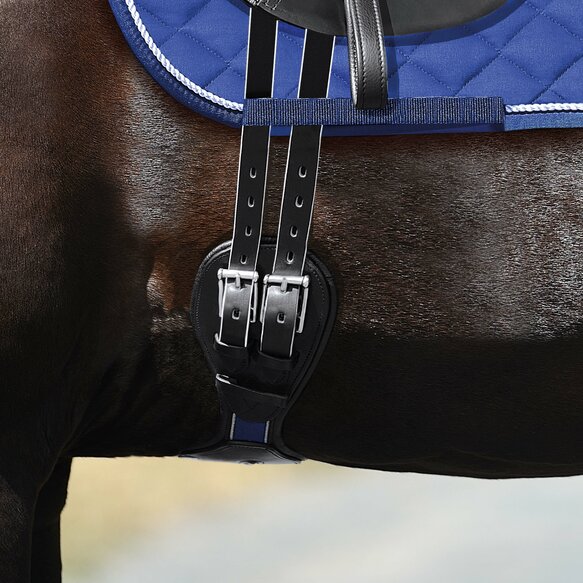 NEW - Passier - PASSIERBLU Wave Leather Dressage Girth - Black 60cm/24" *CLEARANCE* Reg $308.00