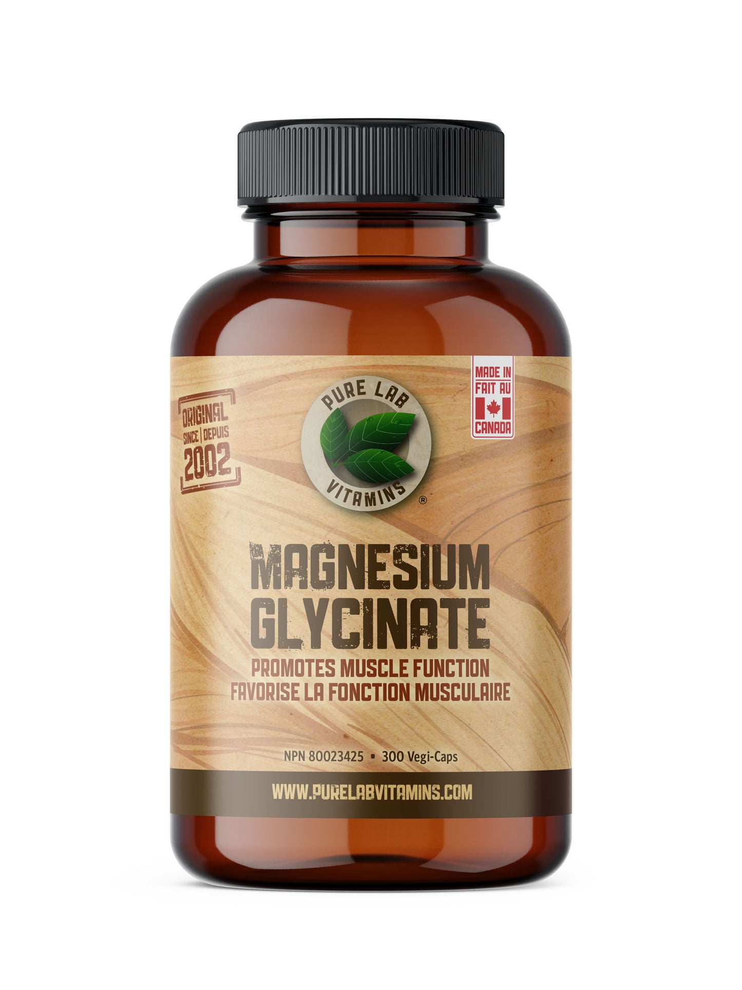 Pure Lab Magnesium Glycinate Human 120 Vegi-Caps