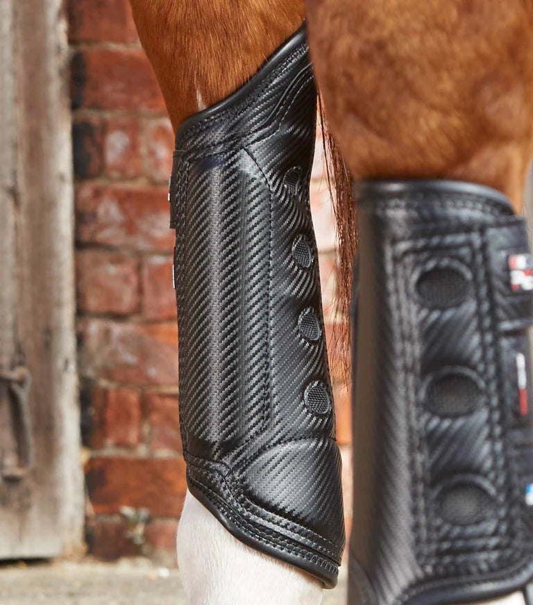 Premier Equine UK Carbon Tech Air Cooled Eventing Boots Black