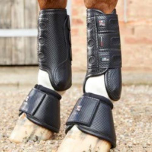 Premier Equine UK Carbon Tech Air Cooled Eventing Boots Black