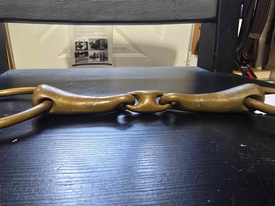 Used - Herm Sprenger KK Ultra loose ring bit - Double Jointed Lozenge - Used - L/5.75" W/20mm RD/70mm