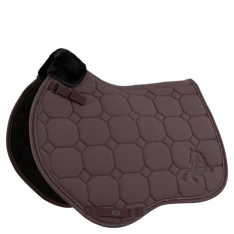 BR Eevolv Saddle Pad Juliet General Purpose - Raisin Brown - Cob - Limited Edition