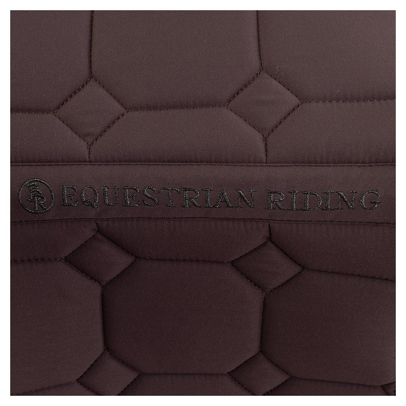 BR Eevolv Saddle Pad Juliet General Purpose - Raisin Brown - Cob - Limited Edition