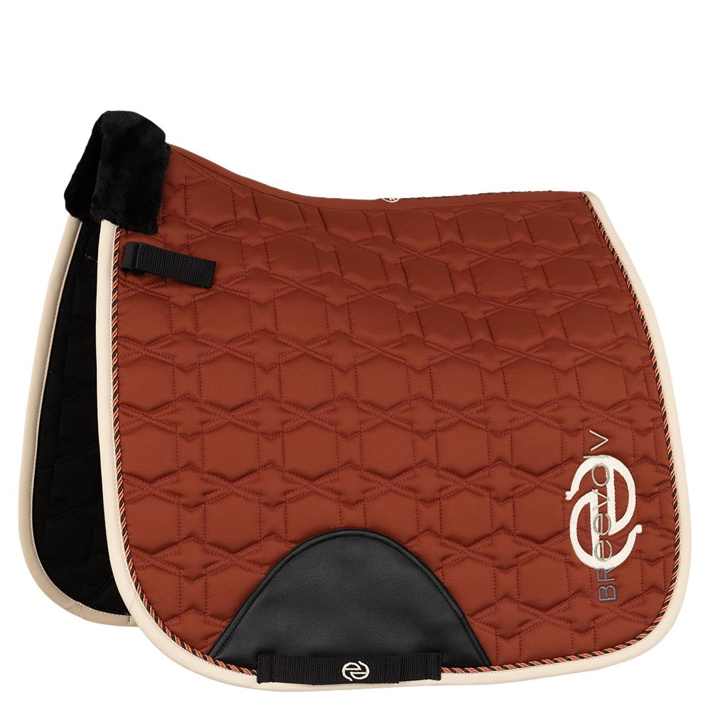 BR Eevolv Dressage Saddle Pad - Fenne - Roasted Russet - Full