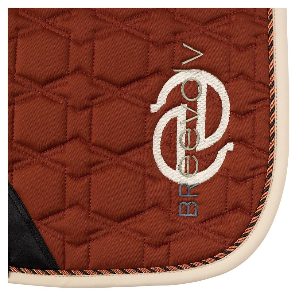 BR Eevolv Dressage Saddle Pad - Fenne - Roasted Russet - Full