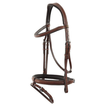 BR Kendal Bridle with Fully Removeable Flash Oak/Silver