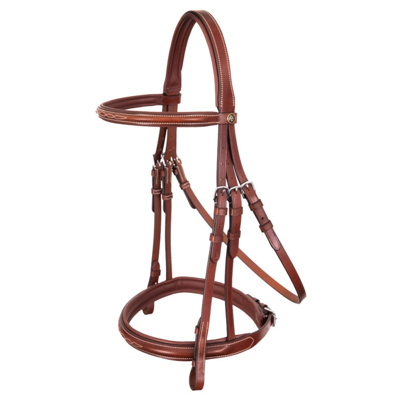 BR Oxford Hunter Bridle Tobacco