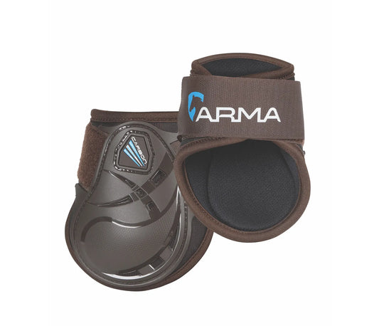 Arma Carbon Fetlock Boots - Brown - Size Full