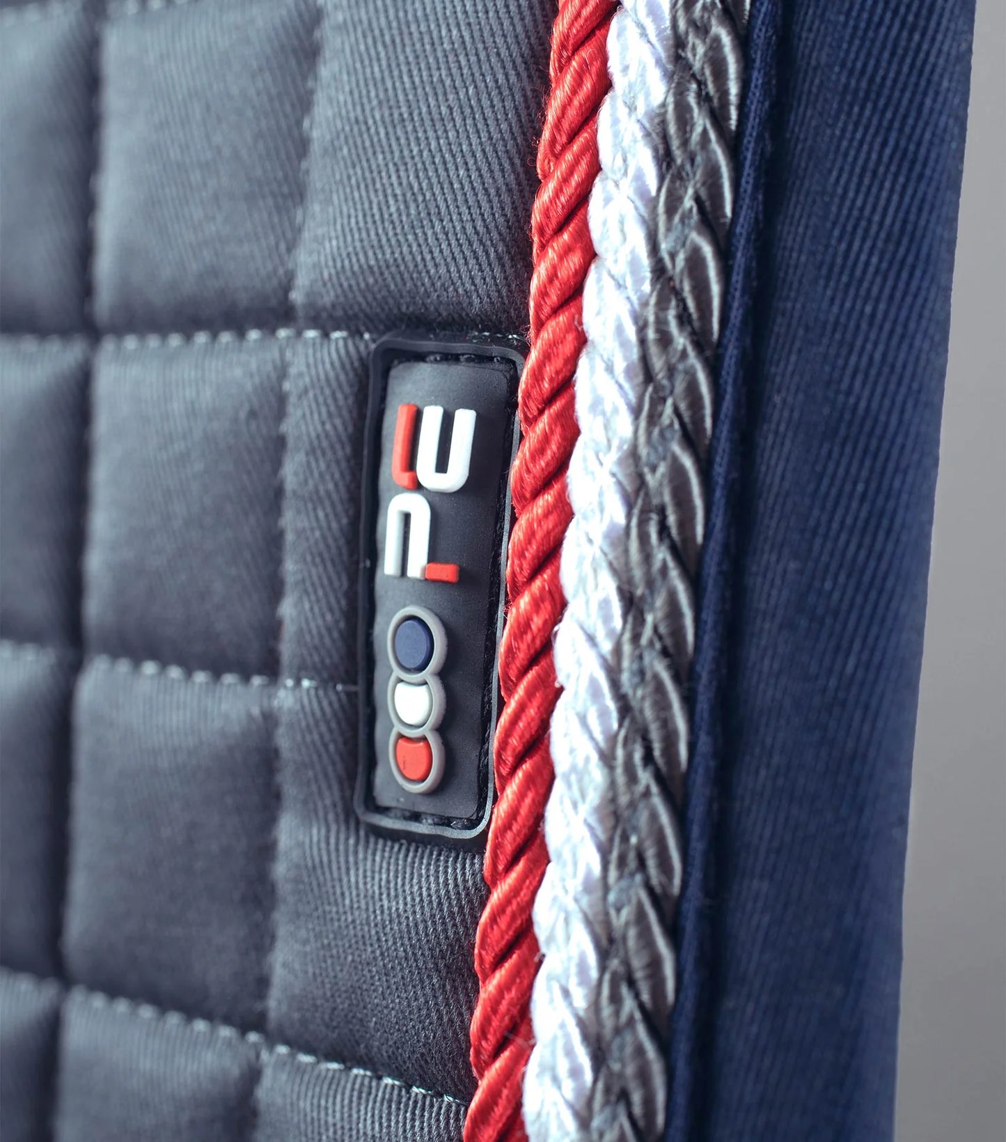 Premier Equine UK Saddle Pad Close Contact Euro Cotton Dressage Full Grey