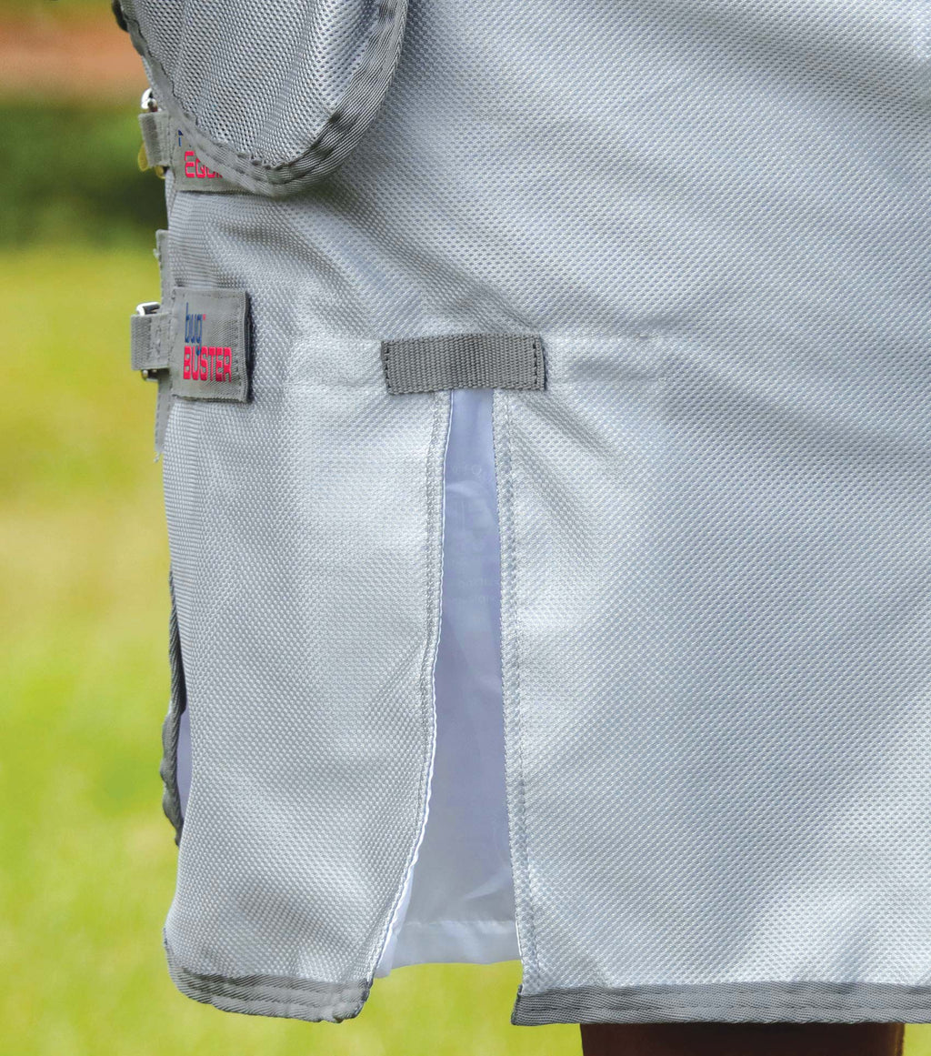 Premier Equine UK Bug Buster Fly Rug with Belly Flap - Silver