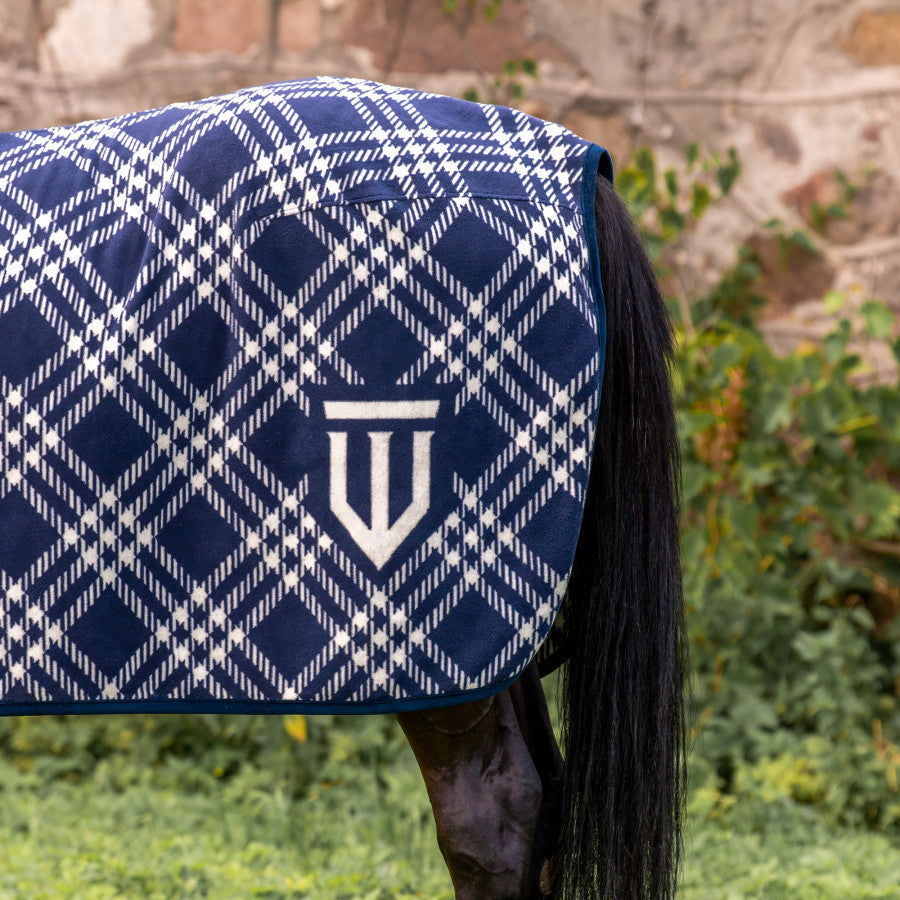 Winderen Horse Rug Thermo Coat 145 cm (6'6") - Navy/Ivory