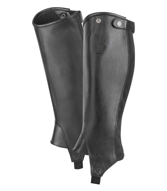 Waldhausen ELT "Exclusive" Leather Half Chaps - Black - Small/Wide