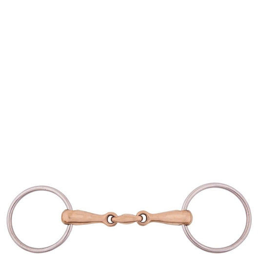 BR Double Jointed Loose Ring Snaffle 18mm Thick