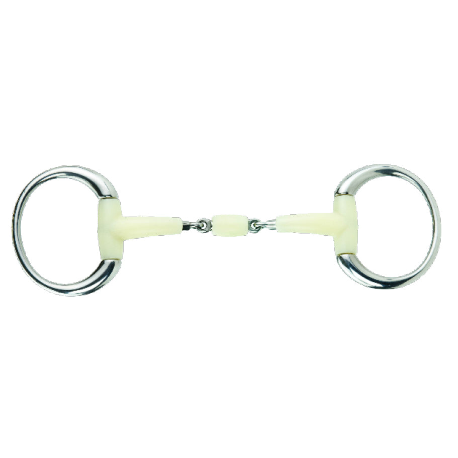 Happy Mouth Contour Double Joint Round Eggbutt Bit