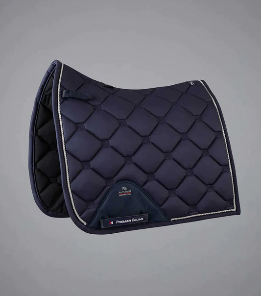 Premier Equine UK Saltare Close Contact Dressage Square Pad - Navy