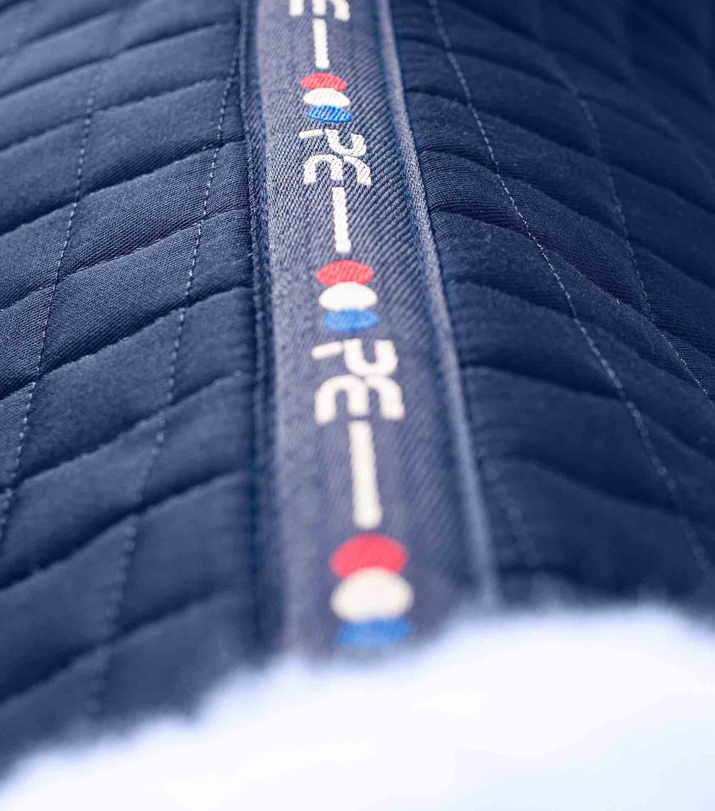 Premier Equine UK - Close Contact Merino Wool European Saddle Pad - Dressage Square - Navy/Natural Wool - Full (Copy)