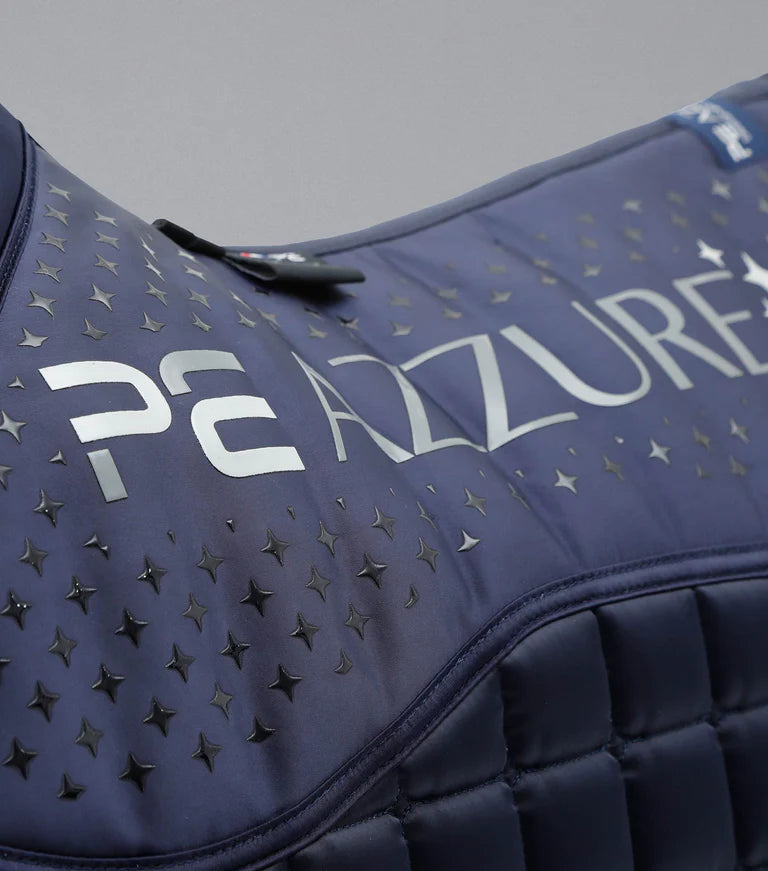 Premier Equine UK Azzure Anti-Slip Satin GP/ Jump Square - Navy - Full Size
