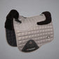 Premier Equine UK Capella Close Contact Merino Wool Dressage Square Grey/Black Wool - Full
