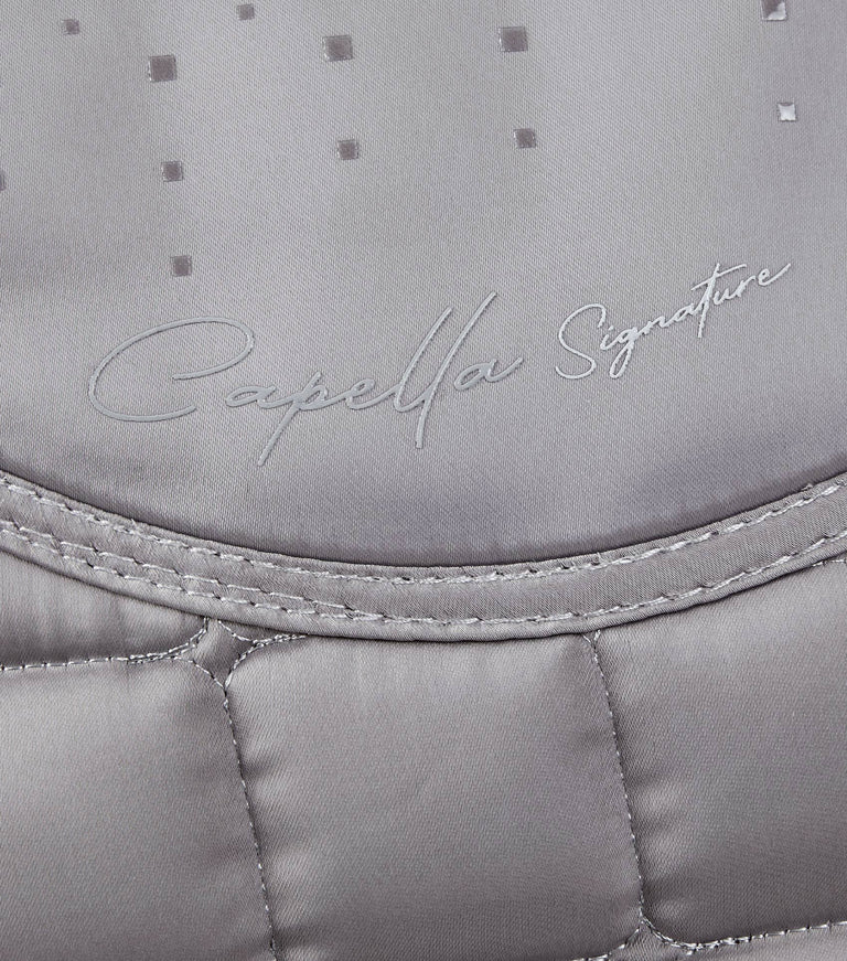 Premier Equine UK Capella Close Contact Merino Wool Dressage Square Grey/Black Wool - Full