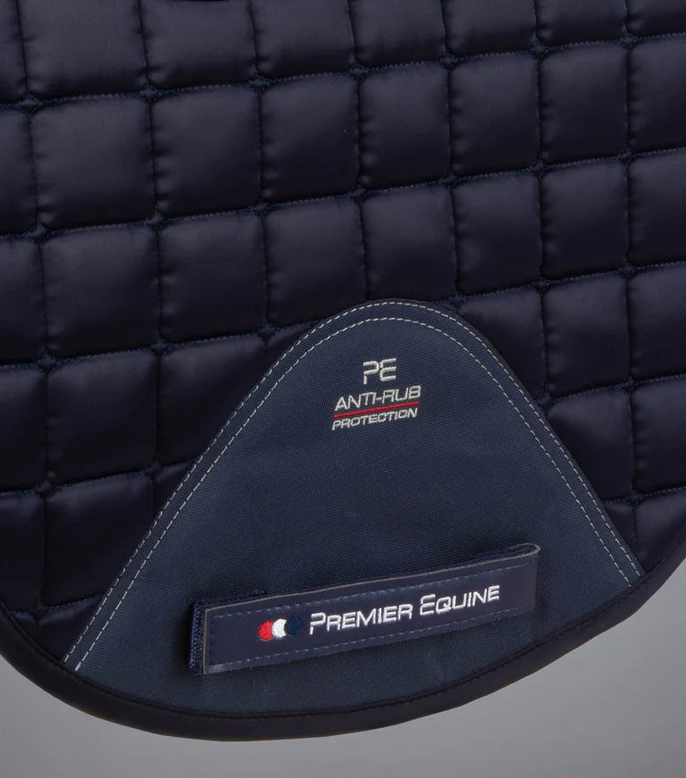 Premier Equine UK Capella Close Contact Merino Wool Dressage Square Navy/Natural Wool - Full