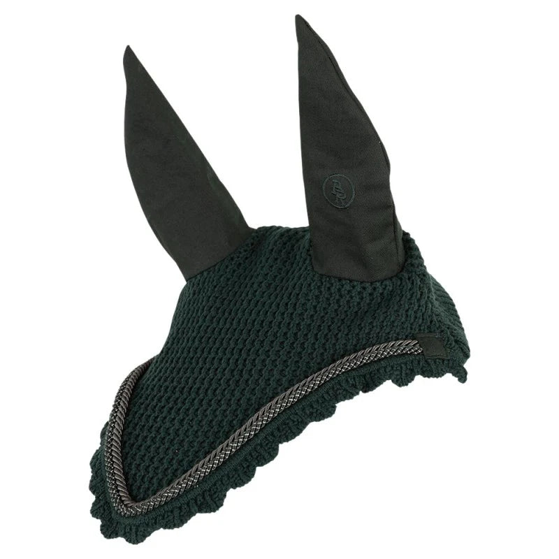 BR Ear Bonnet - Event - Cotton with Neoprene Ears - Green Gables - Pony