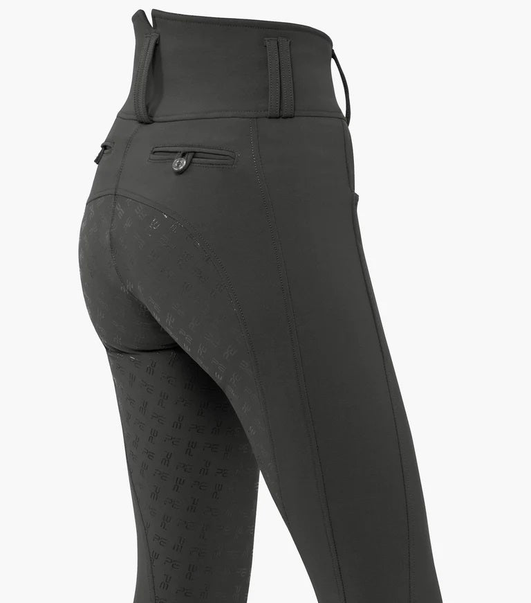 Premier Equine UK Coco II Ladies Gel Full Seat Riding Breeches Anthracite