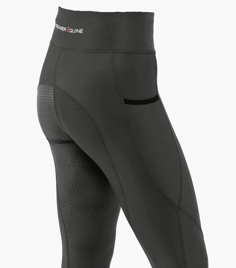 Premier Equine UK Alexa Ladies Riding Tights -Red - PE's top selling riding tight!!