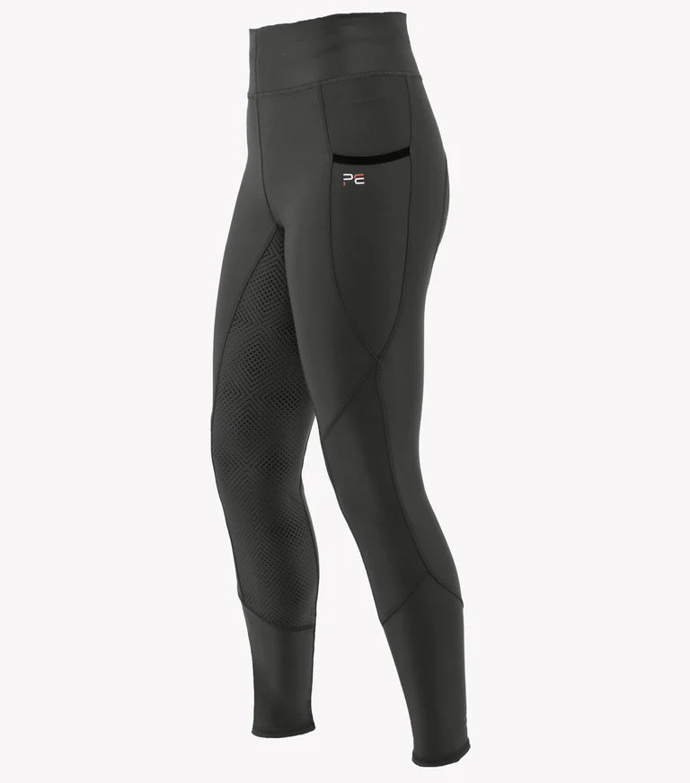 Premier Equine UK Alexa Ladies Riding Tights - Anthracite - PE's top selling riding tight!!