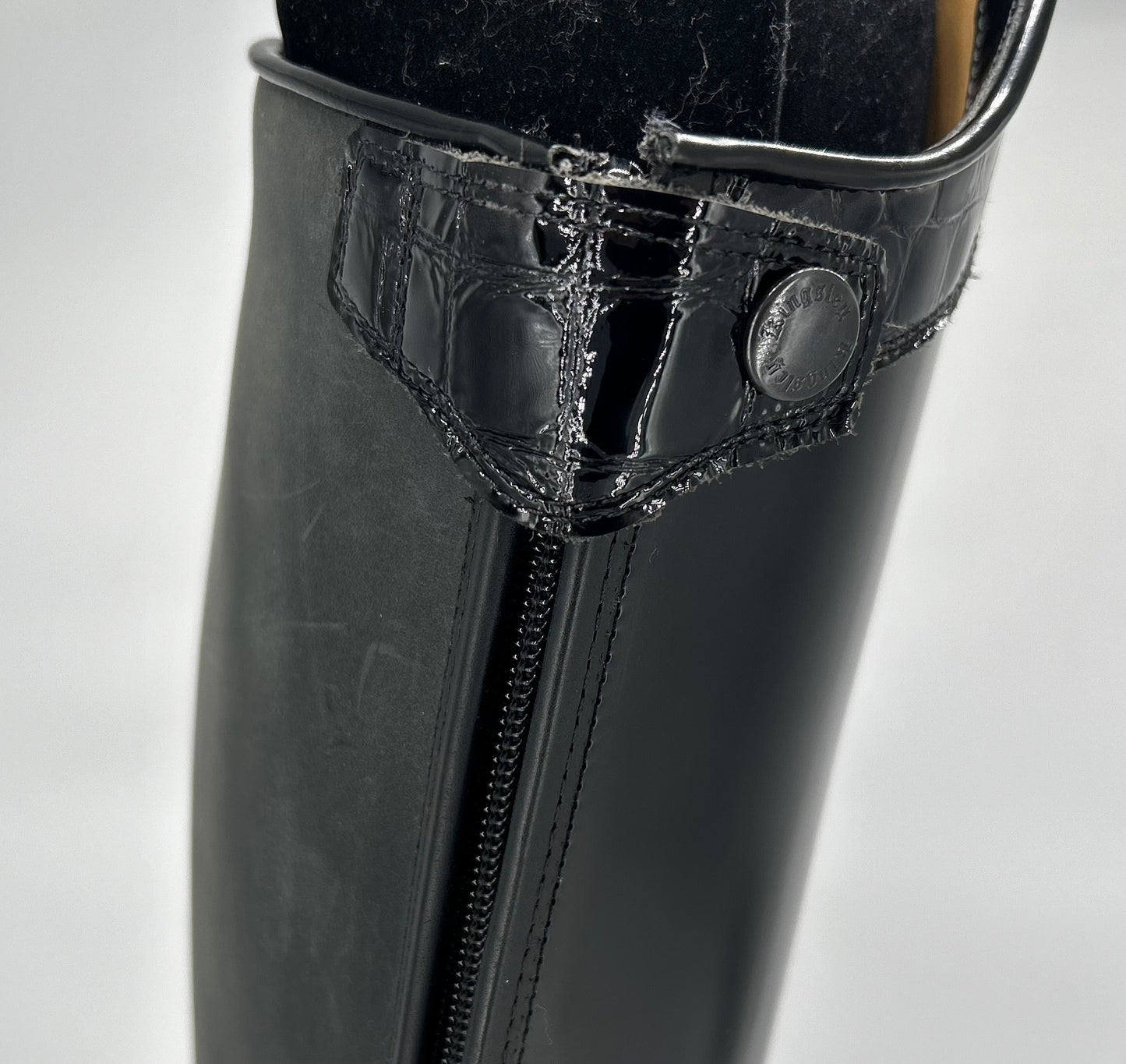 Kingsley Capri 01 39.5 MA/XL (47/39.2) - Uragano (Polished) Black/Croco Bril Black