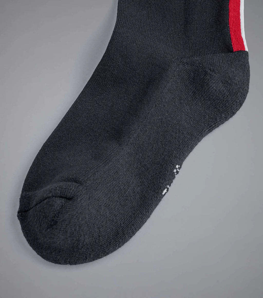 Premier Equine UK Sports Highlight Riding Socks (1 Pair) - Black