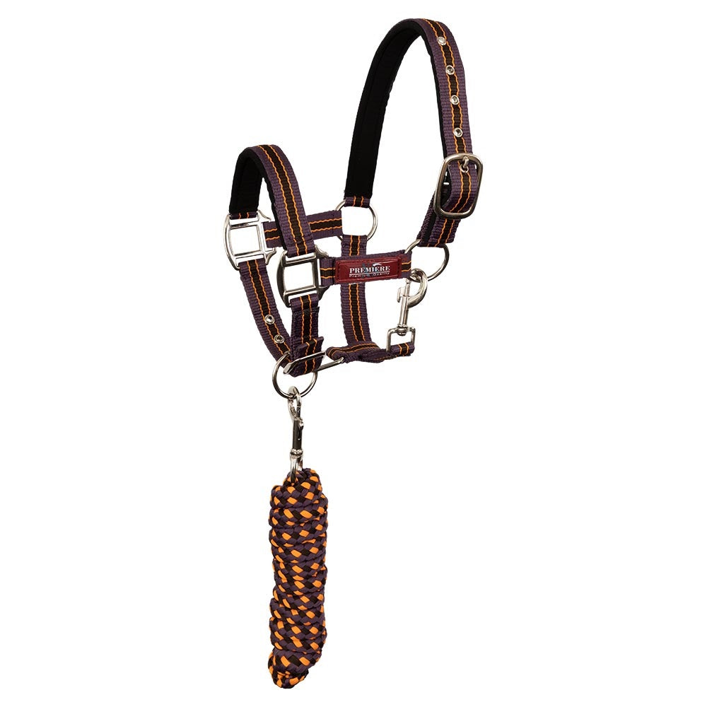 BR Premiere XS Halter Set - Blackberry Cord - Pony & Cob Sizes **LIMITED EDITION**
