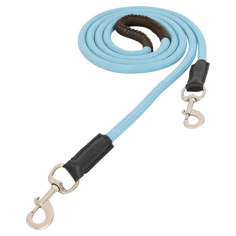 New - BR Rope Halter Set (with lead and reins) - Aquamarine - Full
