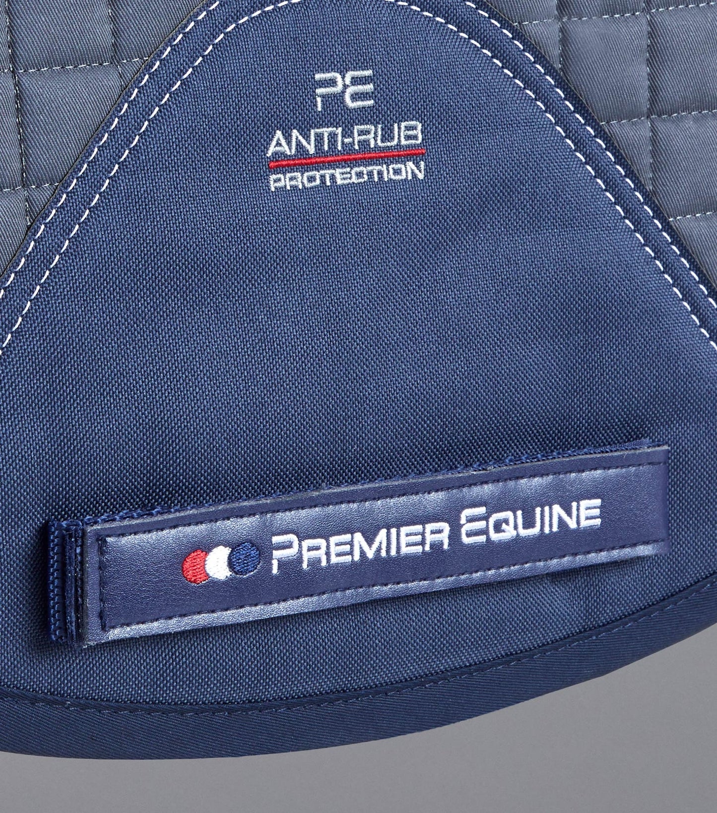 Premier Equine UK Saddle Pad Close Contact Euro Cotton Dressage Full Grey