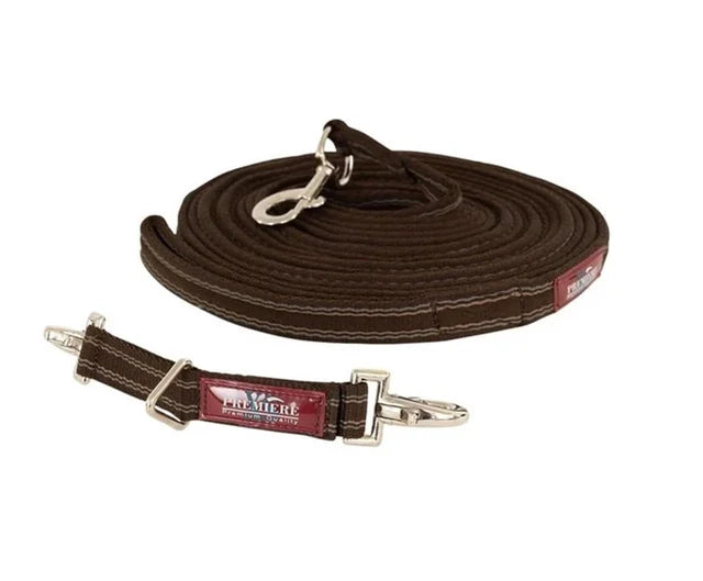 BR Clearance - BR Premiere Lunging Rein - Iron - One Size