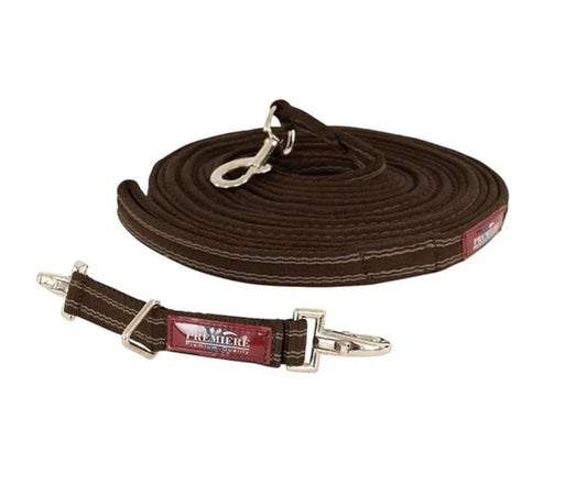 BR Clearance - BR Premiere Lunging Rein - Iron - One Size