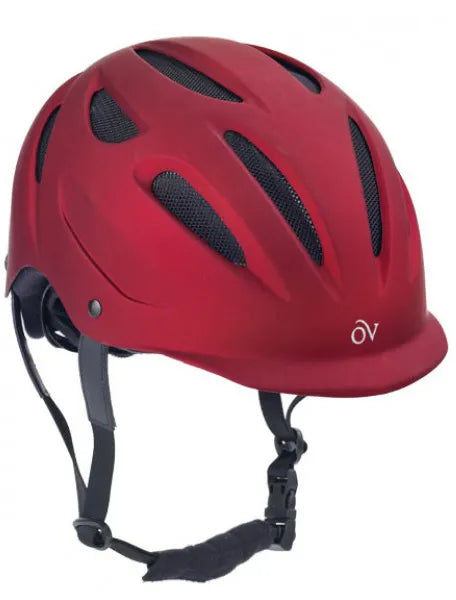 Ovation Metallic Protege Helmet - RED - XS/S