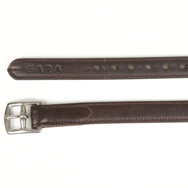 Shires Aviemore Curved Buckle Stirrup Leathers Havana