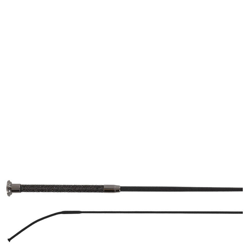 BR Premiere Dressage Whip Glitter Stone - Gunmetal -110cm