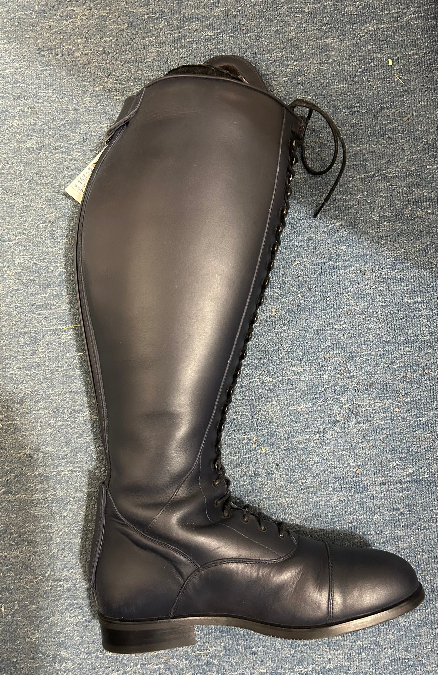 Kingsley Orlando Sheepskin Lined Custom Cinderella Boot 39.5W 47.5cm Height/R 45cm Calf; L 44cm Calf - Sale!