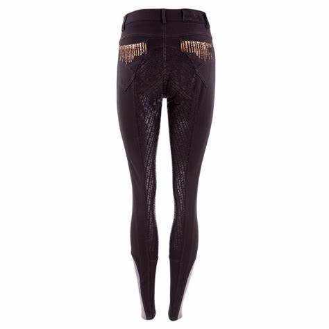 BR Riding Breeches Maggy Ladies Silicone Seat Black Euro 40