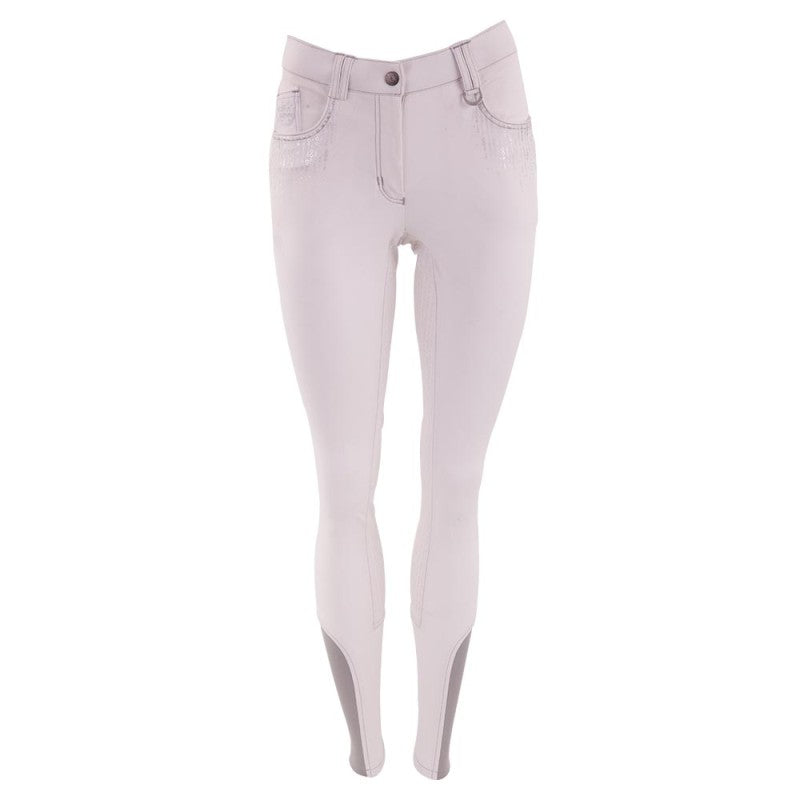 BR Riding Breeches Maggy Ladies with Silicone Seat Snow White Euro 38 & 40