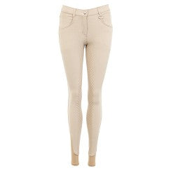 BR Breeches Malon Ladies Full Grip Silicone Seat Beige (Euro 34 & 36)