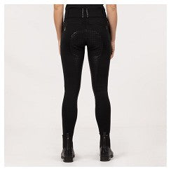BR Riding Breeches Carla Ladies Silicone Seat - Jet Black Euro 38 Limited Edition