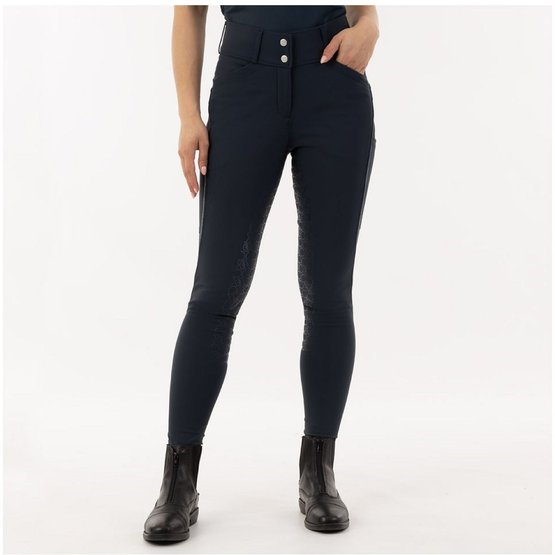 BR Breeches Ember Silicon Seat Blueberry Euro 36