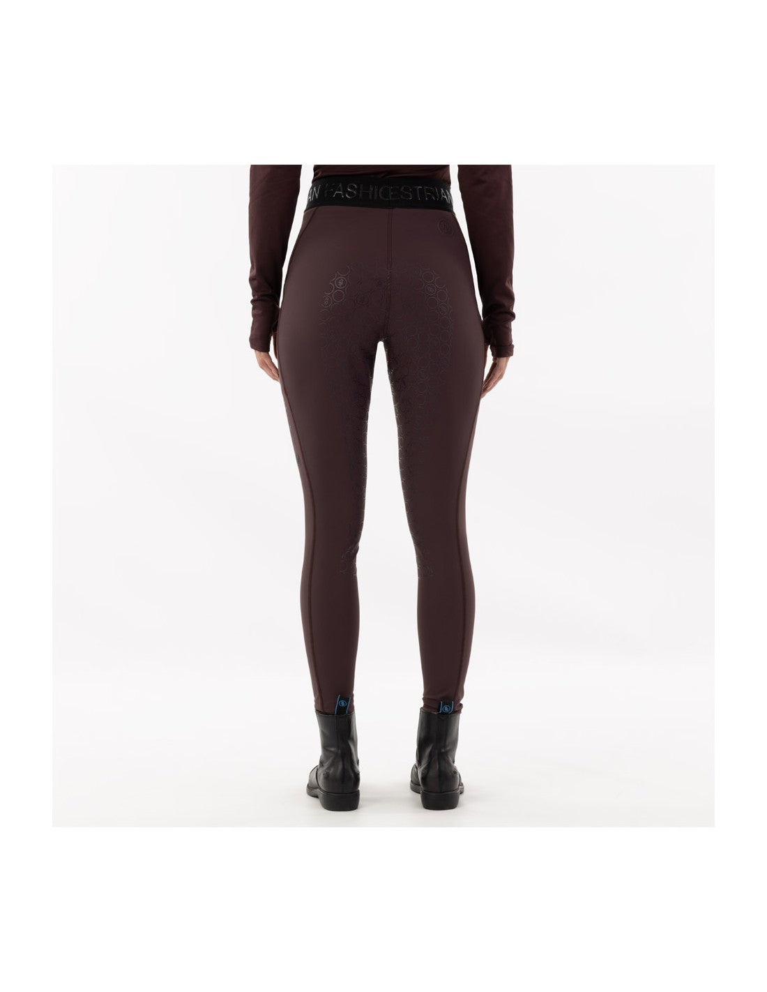 BR Ladies Riding Tights - Faiga - Silicone Seat - Fudge