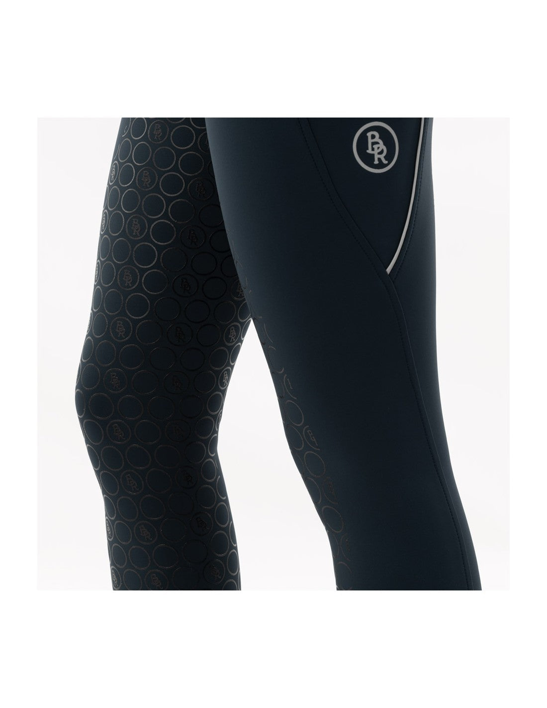 BR Ladies Winter Riding Tights - Florien - Silicone Seat - Carbon - Euro 38/US26 or Euro 40/US28