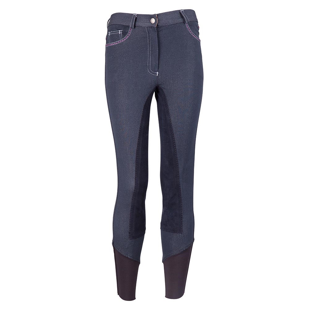 BR Clearance - BR Premiere Riding Breeches Azalea Children Microfiber Seat - Kids Size 5/6
