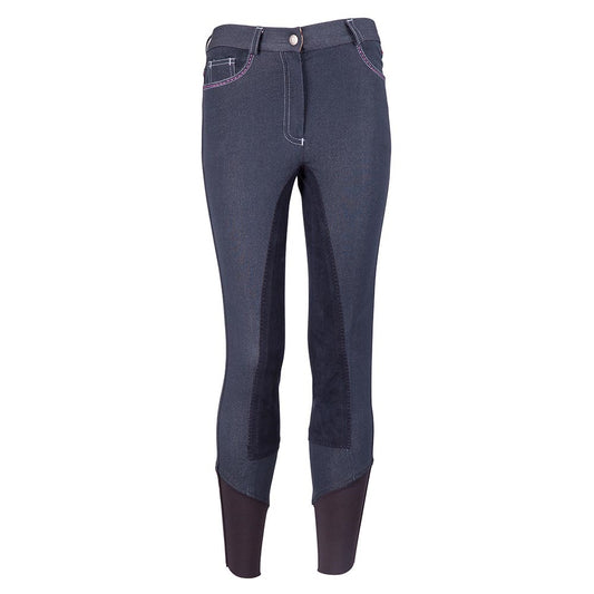 BR Clearance - BR Premiere Riding Breeches Azalea Children Microfiber Seat - Kids Size 5/6