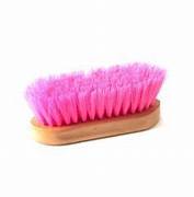 Firm Poly Dandy Brush - 6 1/4" - Pink **CLEARANCE**