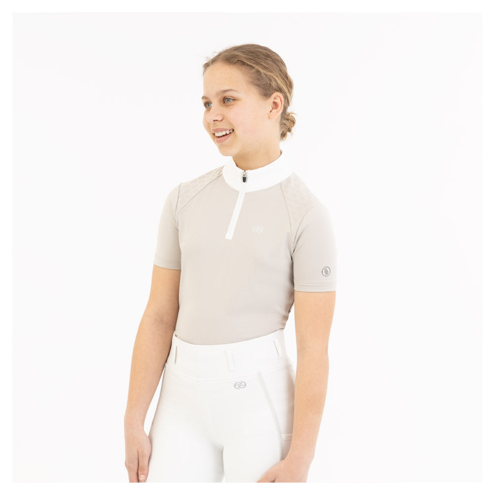 BR Eevolv Competition Shirt - Isha - Chateau Grey - Size 164, Kids Large